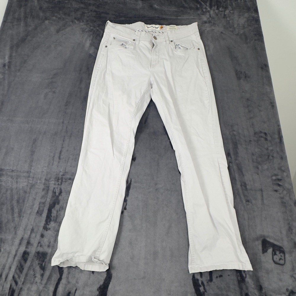 Tailor Vintage Westport‎ Straight Fit Pants Mens 34x30 Light Gray Chino 2798